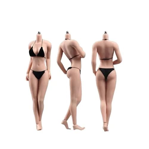 Fremego 1/6 Scale Female Body, 12-inch Asian Girl Type Seamless Figure Body with Large Bust & Stainless Steel Skeleton | Flexible Action Figure for Collectors thumbnail 1