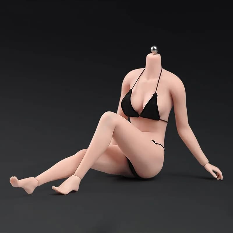 Fremego 1/6 Scale Female Body, 12-inch Asian Girl Type Seamless Figure Body with Large Bust & Stainless Steel Skeleton | Flexible Action Figure for Collectors thumbnail 3