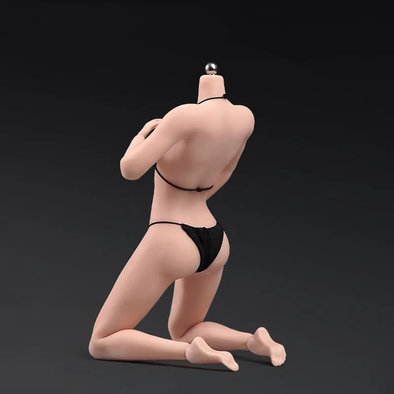 Fremego 1/6 Scale Female Body, 12-inch Asian Girl Type Seamless Figure Body with Large Bust & Stainless Steel Skeleton | Flexible Action Figure for Collectors - view 4