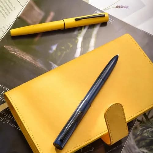 HONG DIAN C1 Fountain Pen Fine Nib, Dark Blue & Classic Retro Design Metal Pen with Ink Converter | Smooth Ink Flow Writing Instrument thumbnail 8