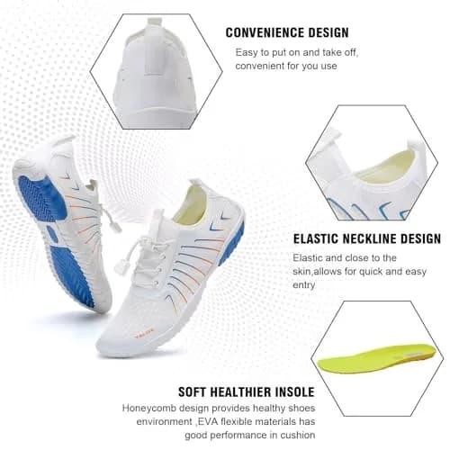 YALOX Water Shoes Men Women | Quick-Dry, Non-Slip, Lightweight for Water Sports thumbnail 5