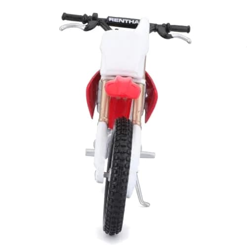 Bburago Honda CRF450 Motorbike 1:18 Scale Red | Detailed Die-Cast Replica Collectible Model thumbnail 3