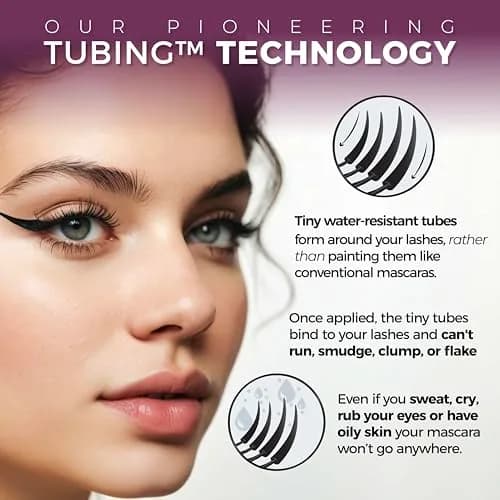 blinc UltraVolume Tubing Mascara, Dark Brown | Buildable, Smudge-Proof & Water-Resistant thumbnail 7
