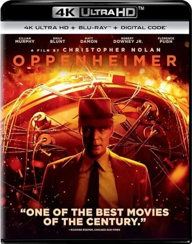 Oppenheimer 4K Ultra HD + Blu-ray + Digital Movie | 181 Min Runtime thumbnail 1