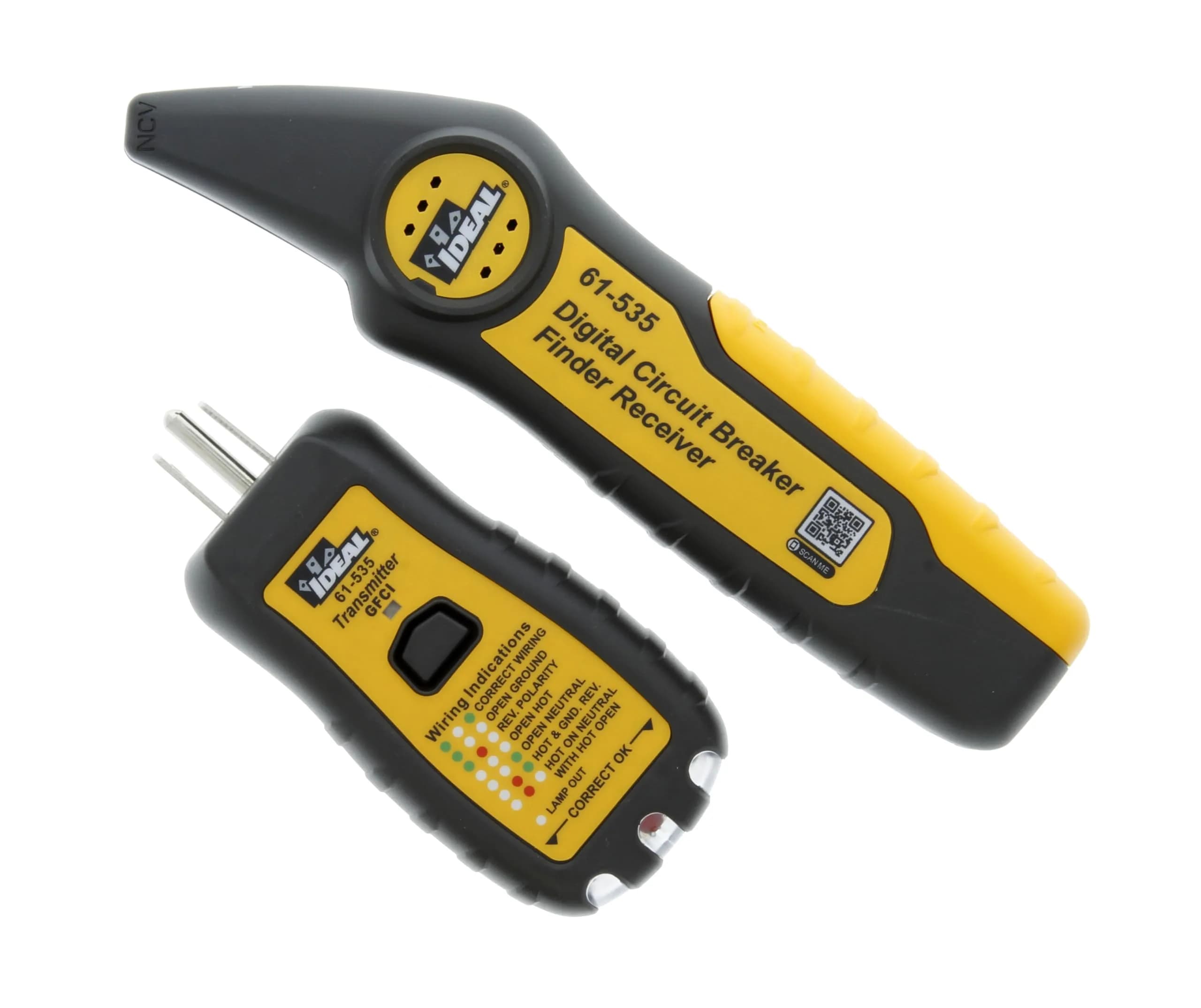 Ideal Industries Digital Circuit Breaker Finder, 61-535, 120V AC | Safe, Accurate, Non-Contact Voltage Detection - main product image