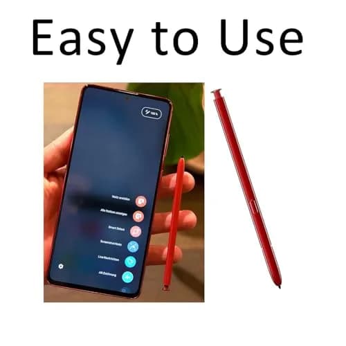 Alovexiong Stylus Pen Replacement for Samsung Galaxy Note 10 Lite/Plus/5G (Red) | 4096 Pressure Sensitivity thumbnail 4