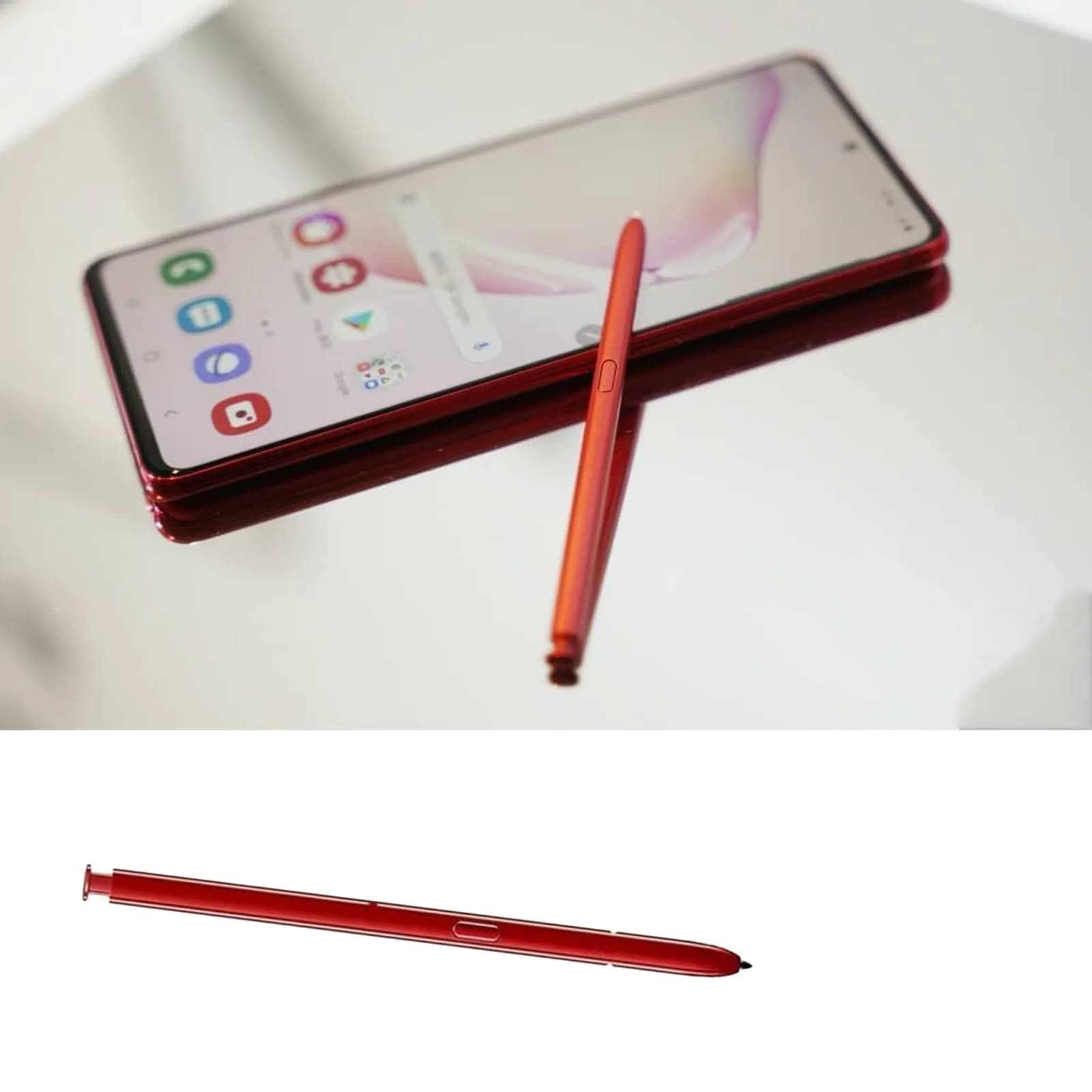 Alovexiong Stylus Pen Replacement for Samsung Galaxy Note 10 Lite/Plus/5G (Red) | 4096 Pressure Sensitivity - view 3