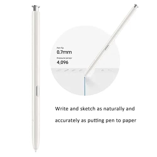 Alovexiong White S Pen Stylus for Samsung Galaxy Note 10 & Note 10+ | 4096 Pressure Levels thumbnail 4