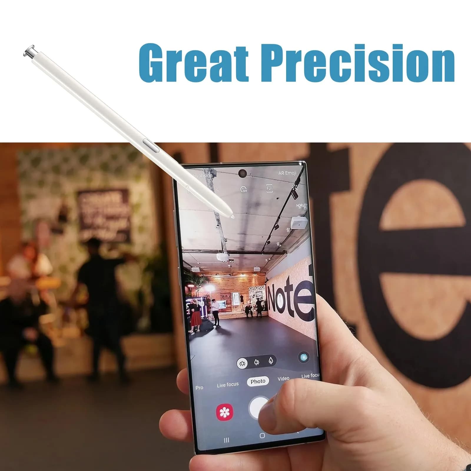 Alovexiong White S Pen Stylus for Samsung Galaxy Note 10 & Note 10+ | 4096 Pressure Levels - view 6