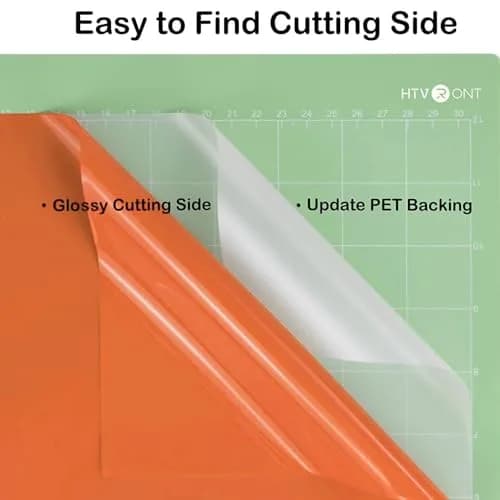 HTVRONT Glossy Orange Permanent Vinyl Roll 3.65m (12" x 14FT) | Easy Cut, Weed & Transfer for Crafts thumbnail 4