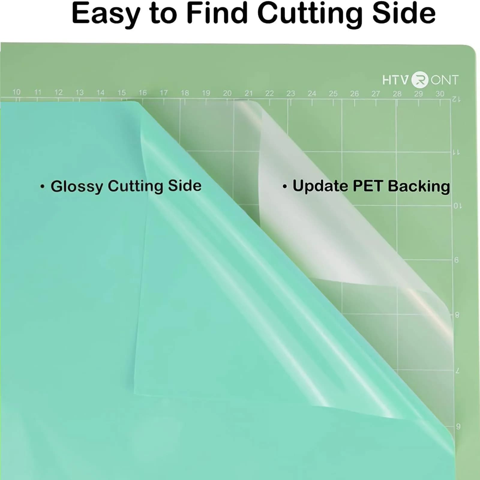 HTVRONT Glossy Mint Permanent Vinyl Roll 14 FT (372 sq ft) | Waterproof & Easy Weed for Crafts - view 5