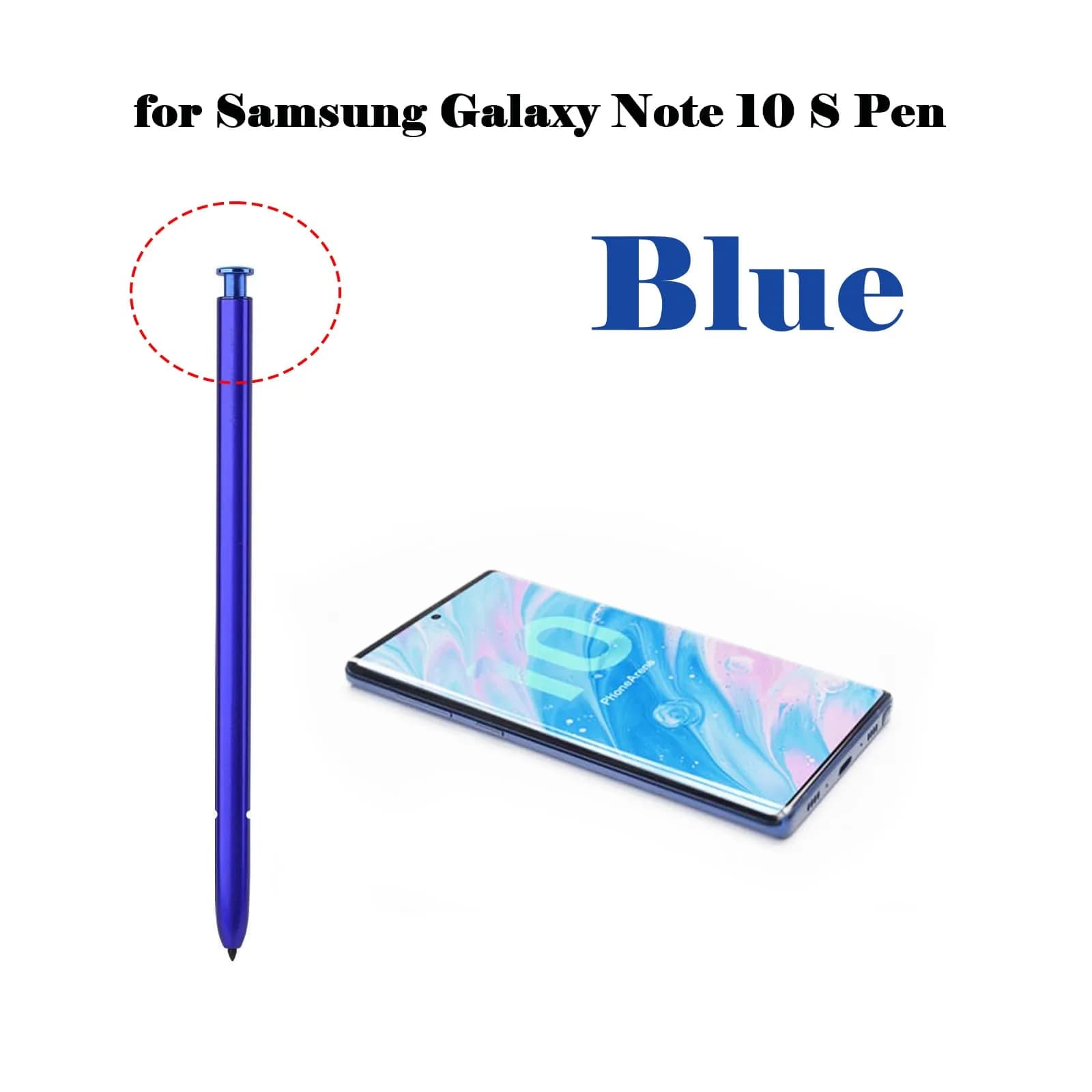 Alovexiong Stylus Pen Replacement for Samsung Galaxy Note 10 Lite/Plus/5G (Blue) | 4096 Pressure Sensitivity - view 2