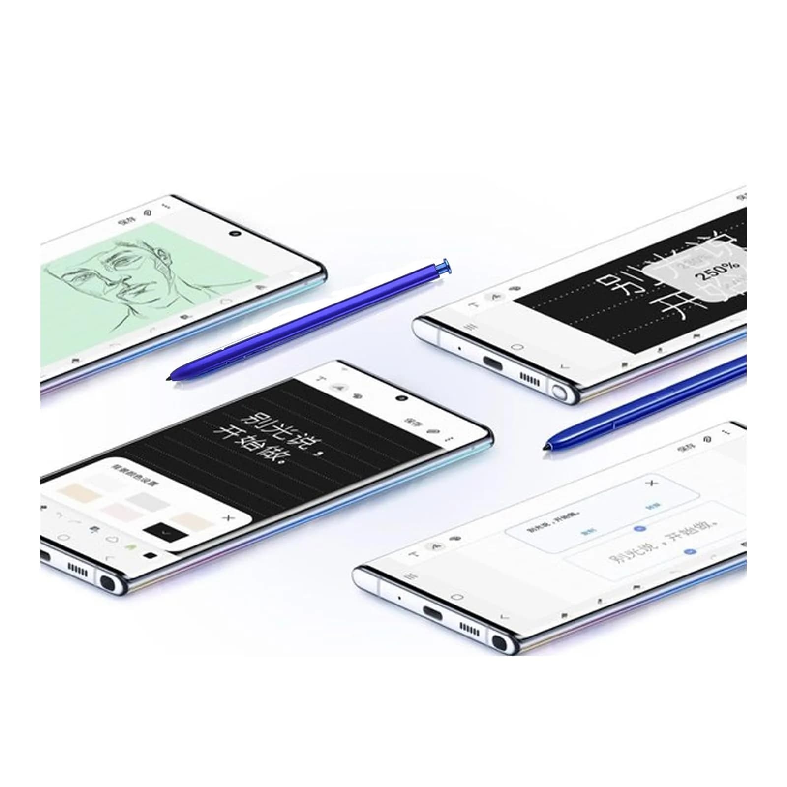 Alovexiong Stylus Pen Replacement for Samsung Galaxy Note 10 Lite/Plus/5G (Blue) | 4096 Pressure Sensitivity - view 3