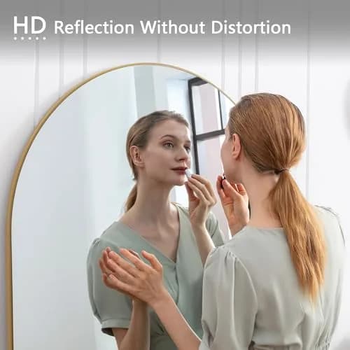 Dolonm 65x22 Inch Arch Full Length Mirror | Modern Standing Floor Mirror for Living Room & Bedroom thumbnail 6