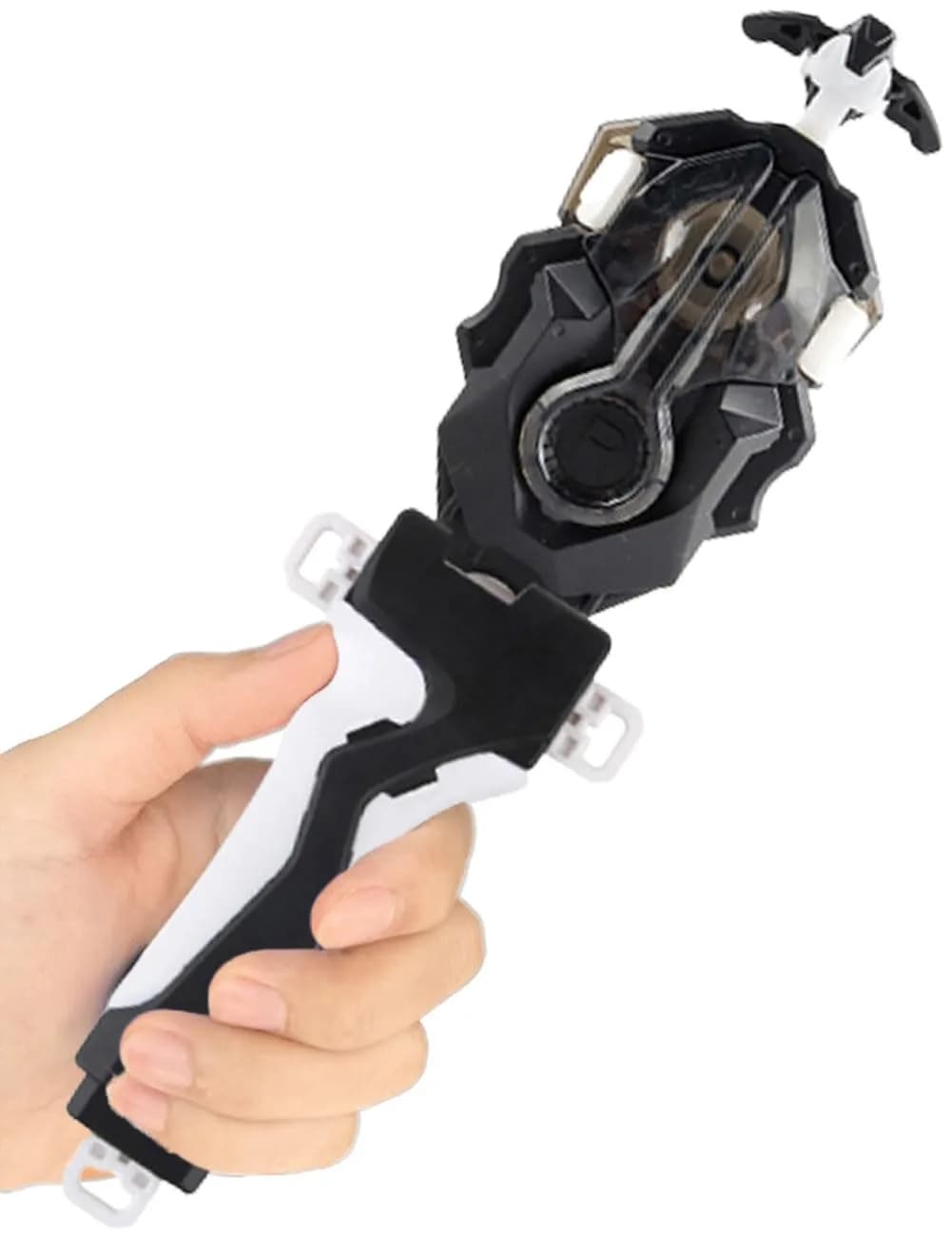 Battbeyle Black Spinning Toy Top Launcher and Grip Set | ASTM-Tested for Safe Play - main product image