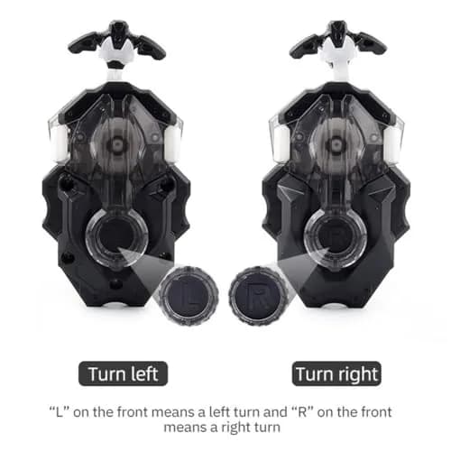 Battbeyle Black Spinning Toy Top Launcher and Grip Set | ASTM-Tested for Safe Play thumbnail 2