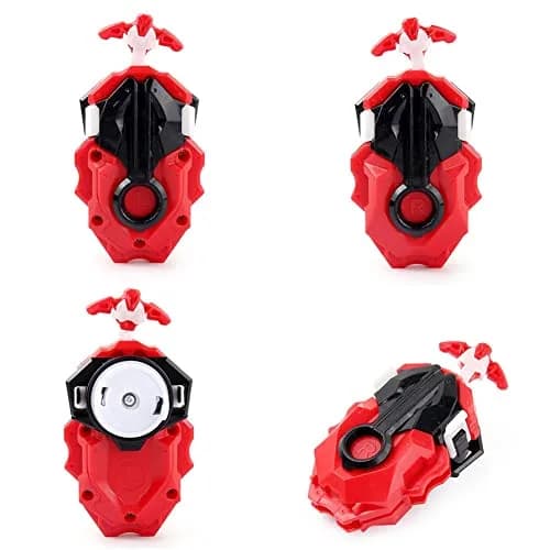 Battbeyle Red Spinning Toy Top Launcher and Grip Set | ASTM-Tested for Kids 6+ thumbnail 5