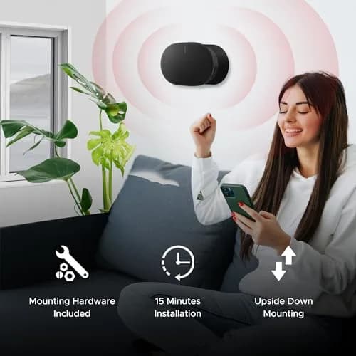 Sound Bass ERA300 Wall Mount Bracket Black Single Unit | Low Profile Mount for Sonos ERA 300 Speaker thumbnail 9