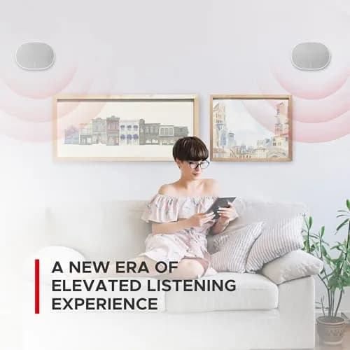 Sound Bass ERA300 Wall Mount Bracket White Single Unit | Low Profile Design for Sonos ERA 300 Speaker thumbnail 4