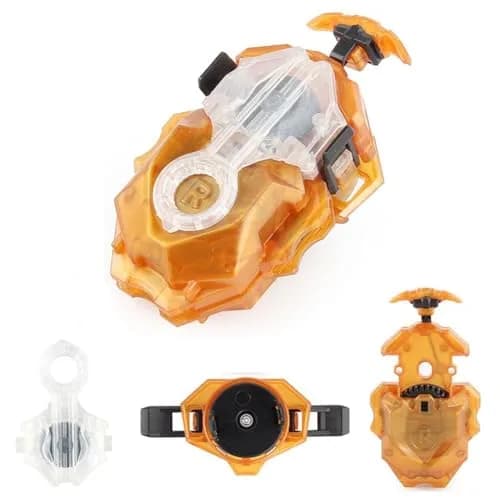 Battbeyle Golden Left Right Spin String Launcher Grip with Handle for Bey Burst Series | ASTM-Tested ABS Toy thumbnail 4