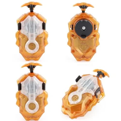 Battbeyle Golden Left Right Spin String Launcher Grip with Handle for Bey Burst Series | ASTM-Tested ABS Toy thumbnail 5