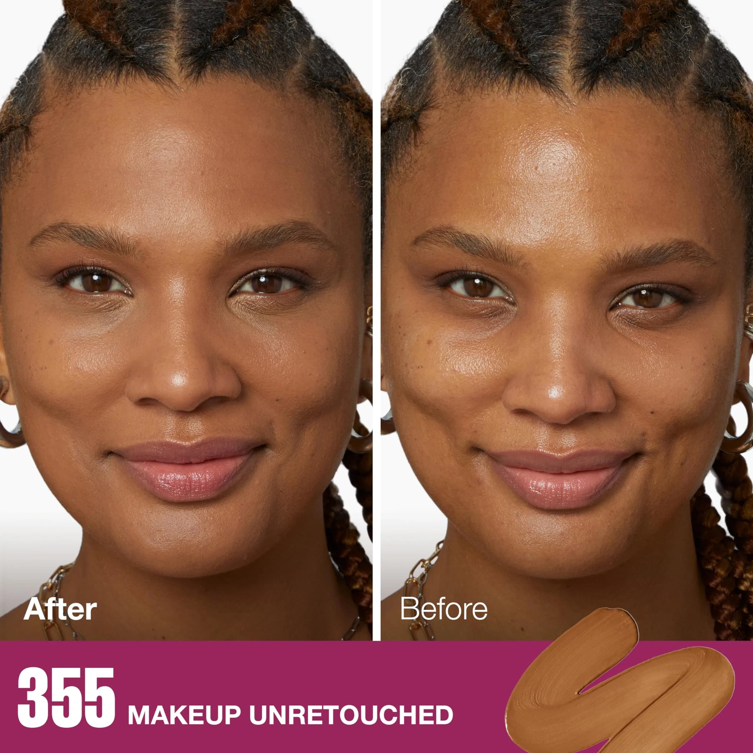 Maybelline Instant Age Rewind Eraser Foundation 355 (Caramel) with SPF 20 & ProVitamin B5 thumbnail 2