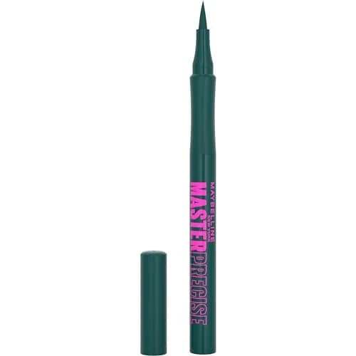 MAYBELLINE Master Precise All Day Liquid Eyeliner Emerald Green 0.342 fl oz (10.1 ml) | Waterproof Up to 30HR Wear thumbnail 1