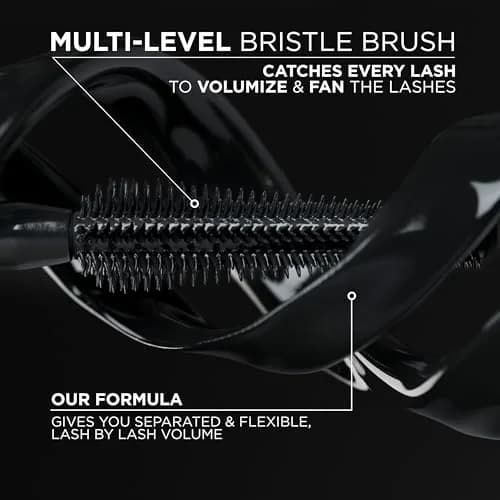 L'Oreal Paris Voluminous Panorama Mascara 0.31 Fl Oz | Waterproof, Lengthening & Volumizing thumbnail 5