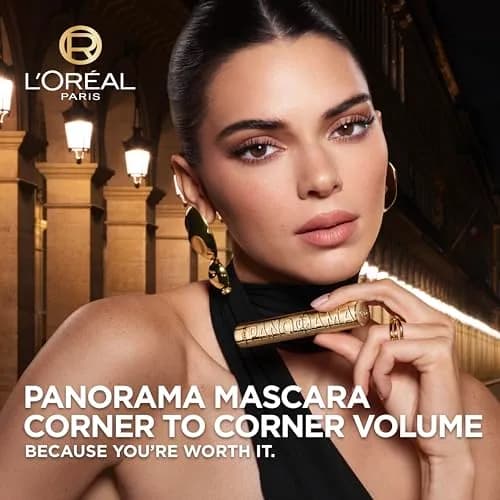L'Oreal Paris Voluminous Panorama Mascara 0.31 Fl Oz | Waterproof, Lengthening & Volumizing thumbnail 2