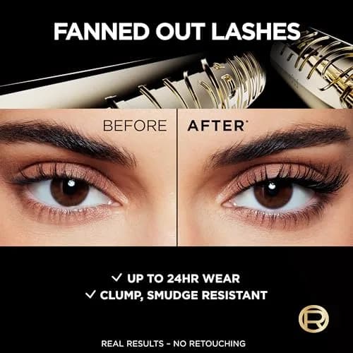 L'Oreal Paris Voluminous Panorama Mascara 0.31 Fl Oz | Waterproof, Lengthening & Volumizing thumbnail 3