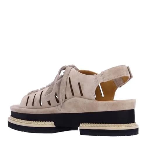 L'Amour des Pieds Women's Adriel Taupe 11 Medium | Leather Sandal with Memory Foam Insole thumbnail 5