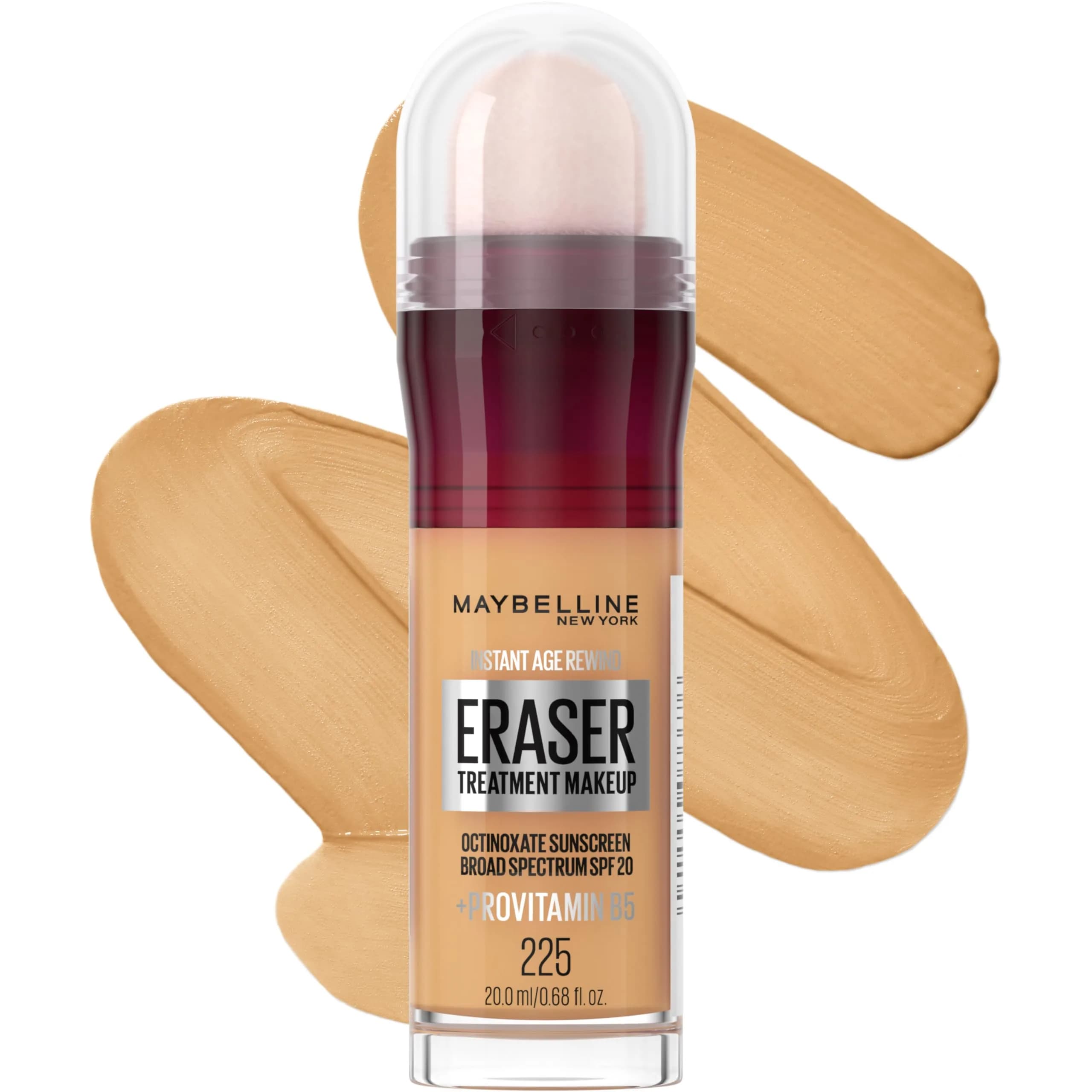 Maybelline Instant Age Rewind Eraser Foundation SPF 20, Shade 225, 0.68 fl oz - main product image