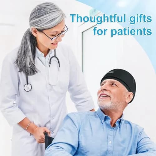 SUZZIPAD Chemo Cooling Cap for Chemotherapy Care, Black, 1 Unit thumbnail 6