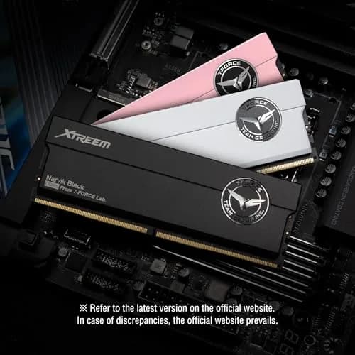 TEAMGROUP T-Force XTREEM DDR5 RAM 32GB (2x16GB) 7600MHz CL36 Black | High-Performance Desktop Memory Module thumbnail 5