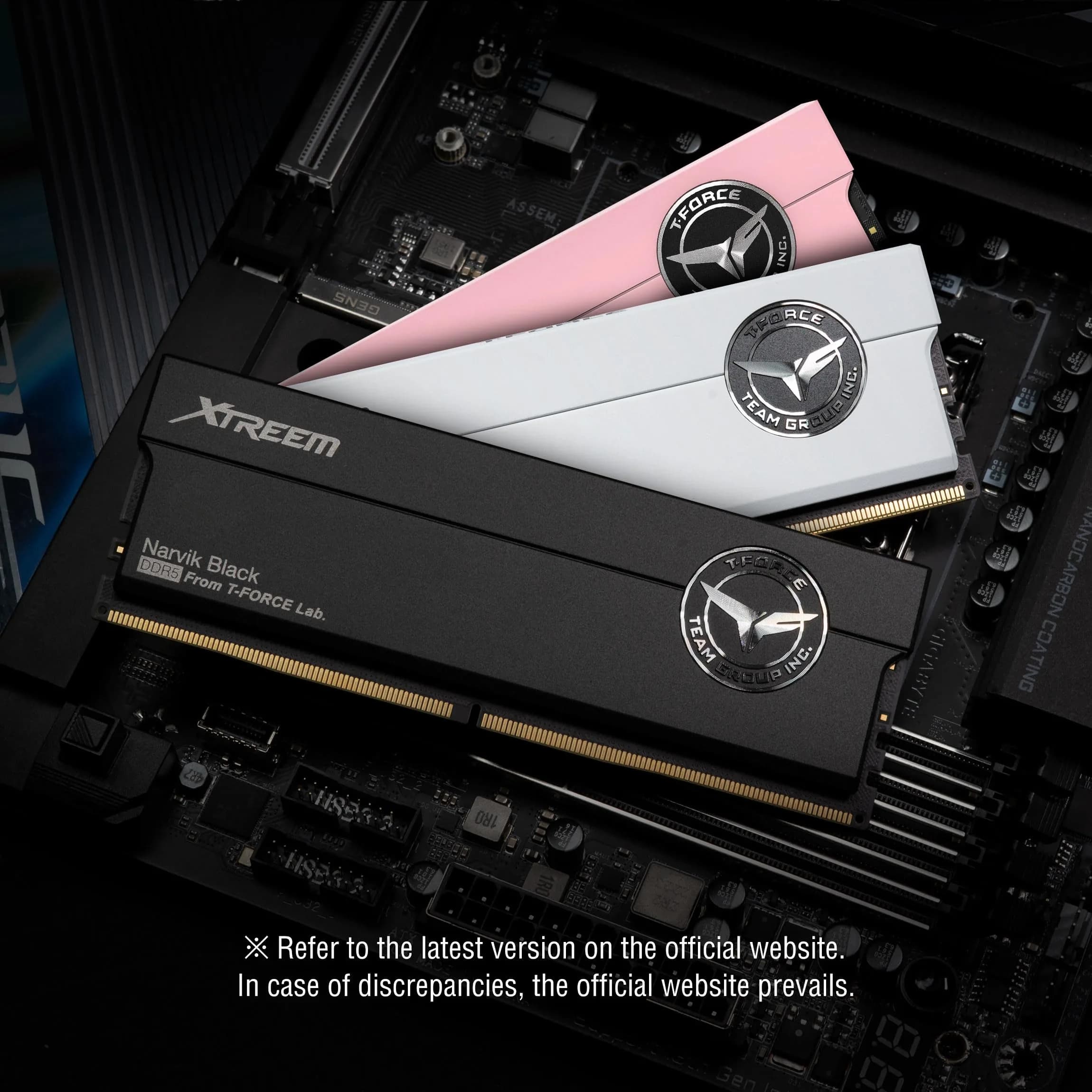 TEAMGROUP T-Force XTREEM DDR5 RAM 32GB (2x16GB) 7600MHz CL36 Black | High-Performance Desktop Memory Module - view 5