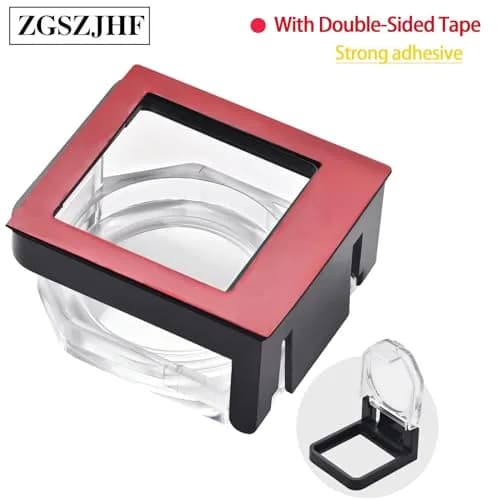 ZGSZJHF Latching Push Button Switch Cover Protector for 22mm Hole, 2-Pack | Childproof & Waterproof Safety Cover thumbnail 4