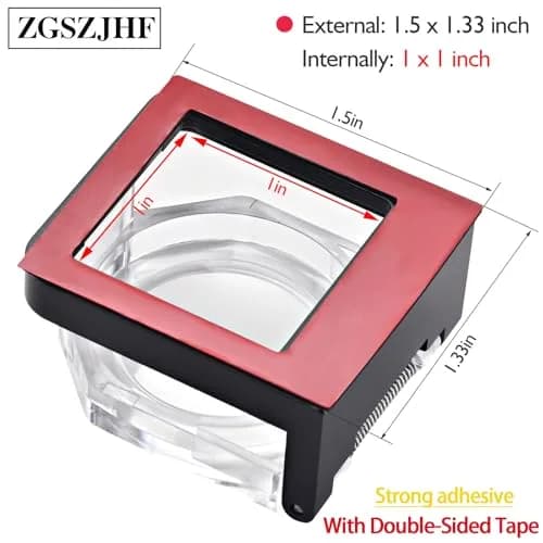 ZGSZJHF Push Button Switch Protector Cover for 39x34mm Square Hole, 2-Pack | Dustproof & Collision Resistant thumbnail 5