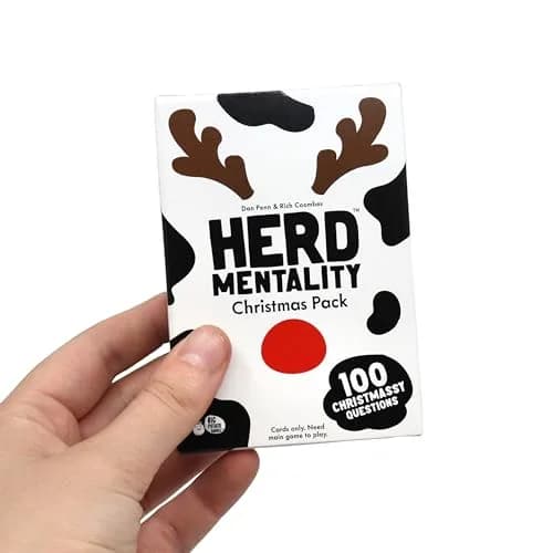 Big Potato Herd Mentality Christmas Expansion Pack | 100 New Christmas Questions for Main Game (Sold Separately) in Red thumbnail 1