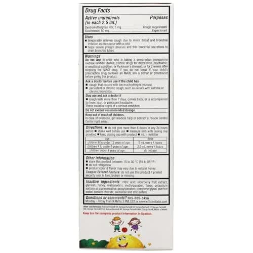 ROMPE PECHO Medicated Cough Syrup for Kids 4oz | Honey & Elderberry Expectoration Relief (70-120 chars) thumbnail 5