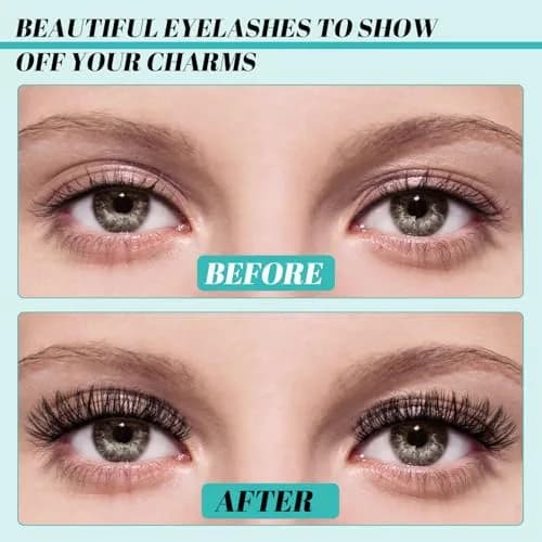 AMZGIRL Lash Clusters Kit 320Pcs, 40D+50D D Curl Wispy Eyelash Extensions | DIY False Lashes for Natural & Dramatic Looks thumbnail 7
