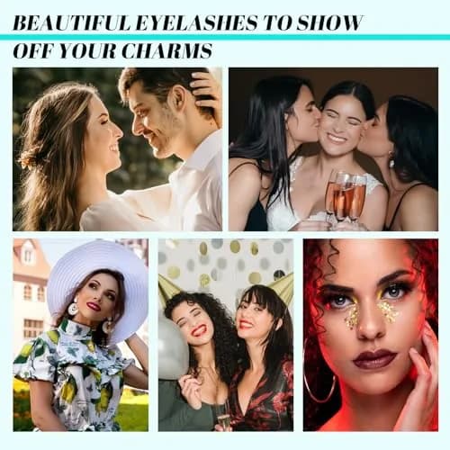 AMZGIRL Lash Clusters Kit 320Pcs, 40D+50D D Curl Wispy Eyelash Extensions | DIY False Lashes for Natural & Dramatic Looks thumbnail 9