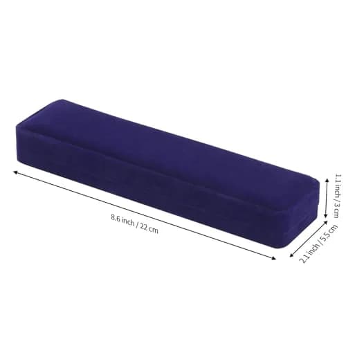 LETURE Velvet Jewelry Box 4 Pack | Classic Design for Bracelets, Necklaces & Watches (22x5.5x3cm) thumbnail 4