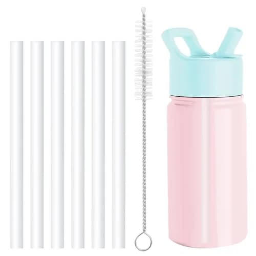 Bubrike Replacement Straws for 14oz Simple Modern Kids Water Bottle | BPA-Free & Dishwasher Safe thumbnail 1