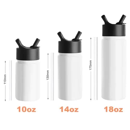 Bubrike Replacement Straws for 14oz Simple Modern Kids Water Bottle | BPA-Free & Dishwasher Safe thumbnail 5