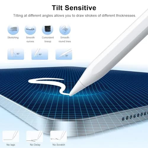 KOKABI iPencil 2nd Gen Stylus for iPad 6/7/8/9/10 | Precise Tilt & Palm Rejection thumbnail 5