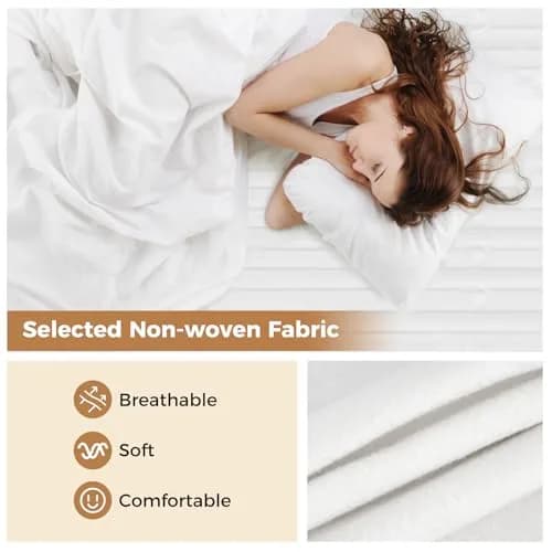 GORELAX Heated Mattress Pad Queen Size 203cm x 152cm (80"x 60") | Dual Control, 8 Heat Settings, UL/ETL Certified thumbnail 3