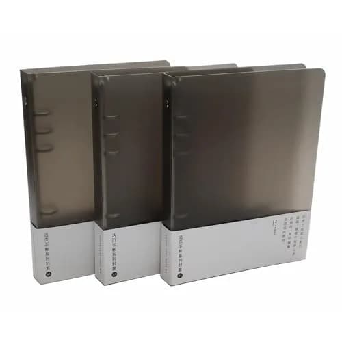 xingtingyu Storage Binder Cover 6-9 Ring PVC A5/A6/B5 | Refillable Office Organizer thumbnail 1