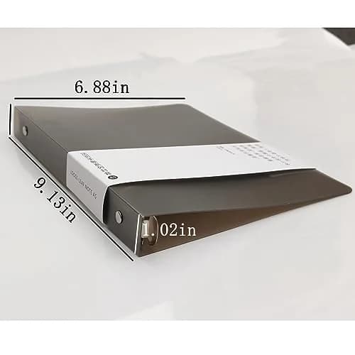 xingtingyu Storage Binder Cover 6-9 Ring PVC A5/A6/B5 | Refillable Office Organizer thumbnail 2