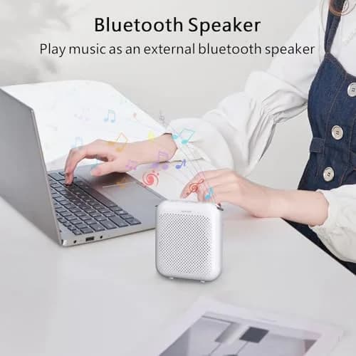 Norwii Bluetooth Voice Amplifier with Wired Microphone Headset & 4000mAh Battery | 10W Portable PA System for Teachers, Tours, Gym thumbnail 8