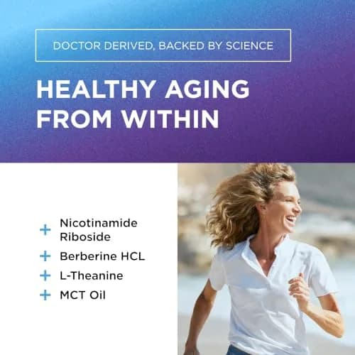 DR. EMIL NUTRITION Aging & Longevity Capsules | NAD+ Support, Berberine & L-Theanine, 30 Capsules thumbnail 3